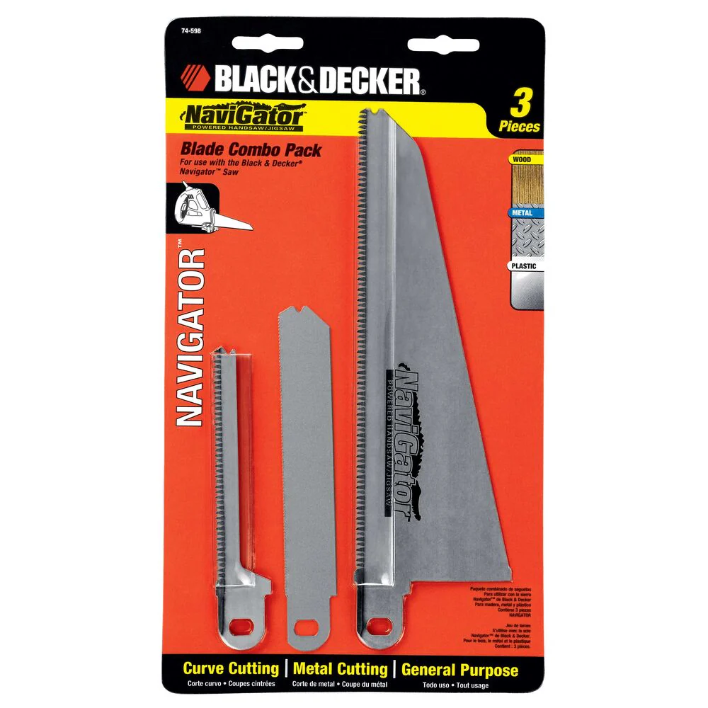 Replacement Blade Set For Electric Hand Saw, Navigator Models, 3-Piece