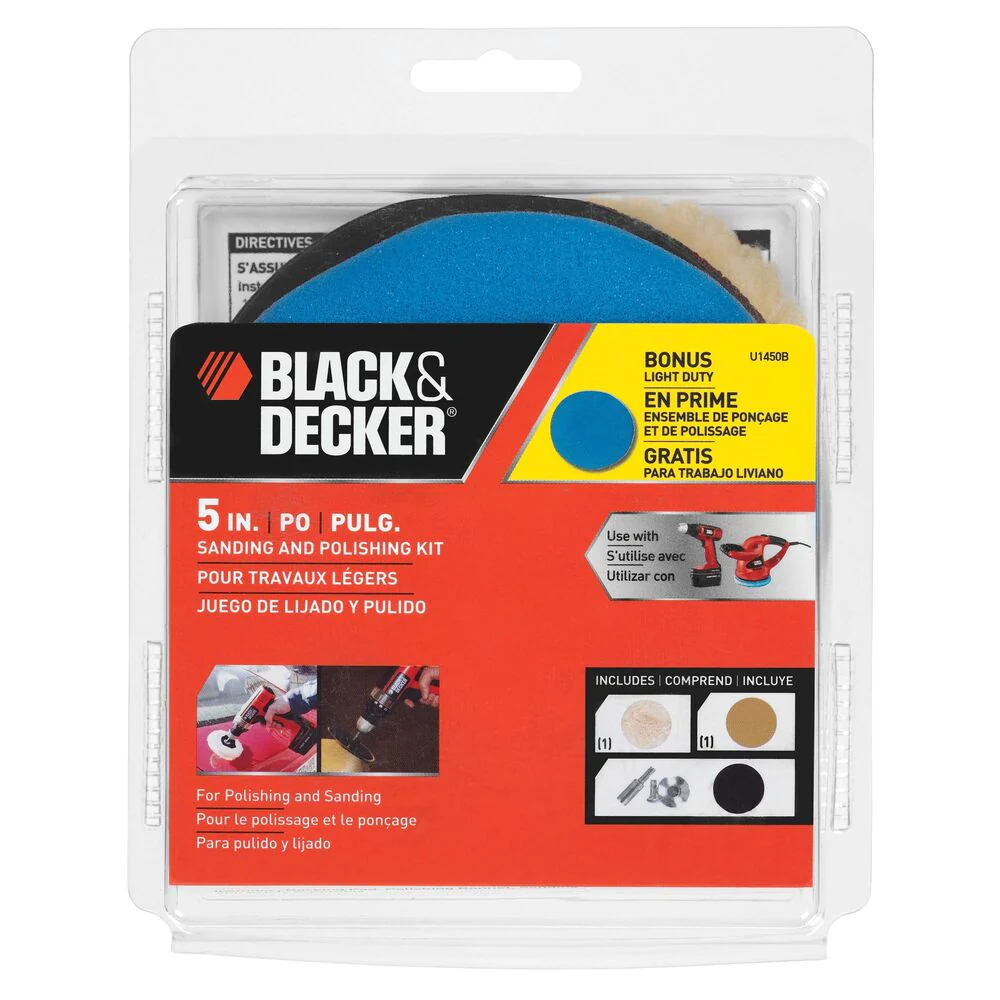 5" Sanding And Polishing Kit W/Bonus Light-Duty Bonnet