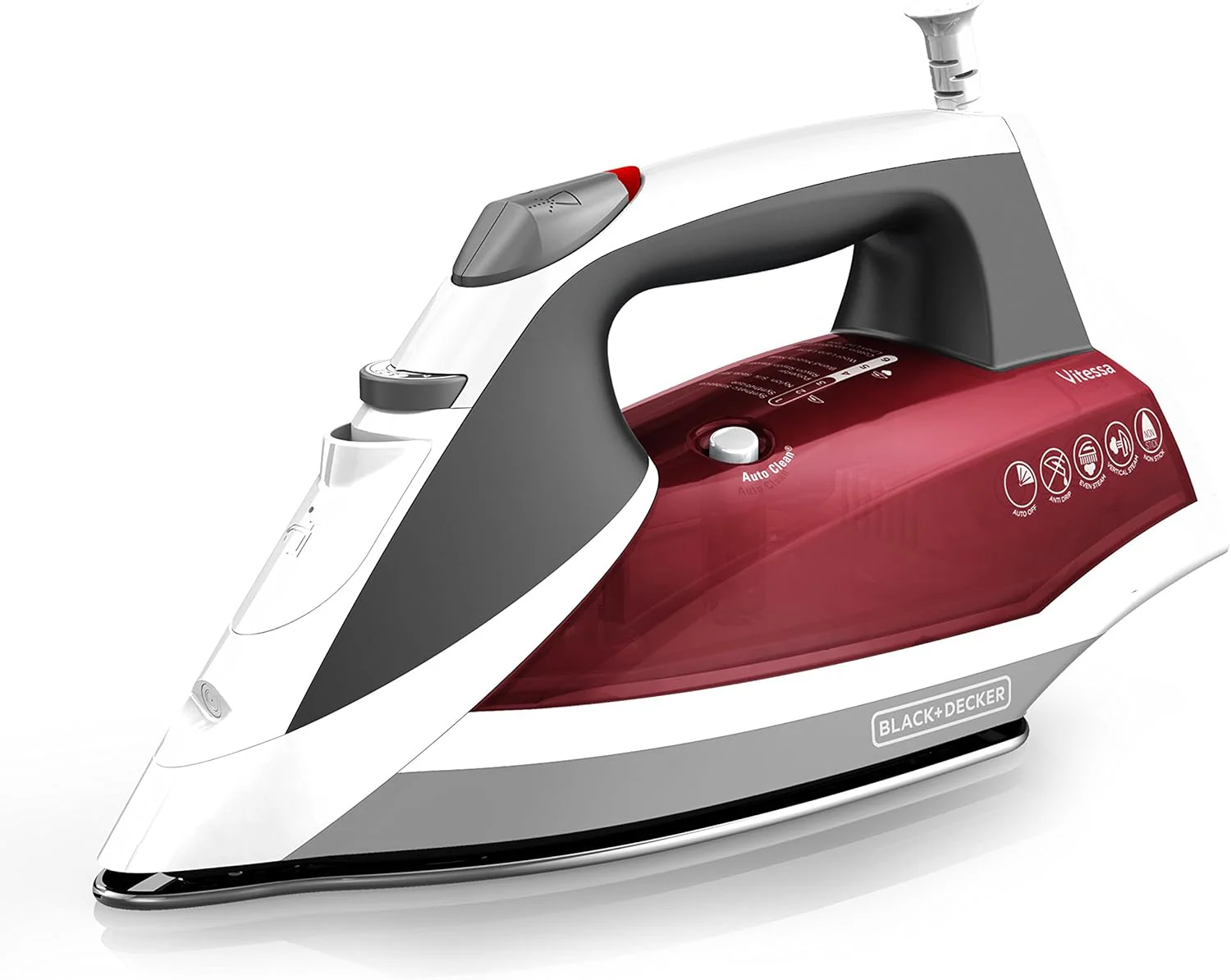 Textile Iron; Standard; Red