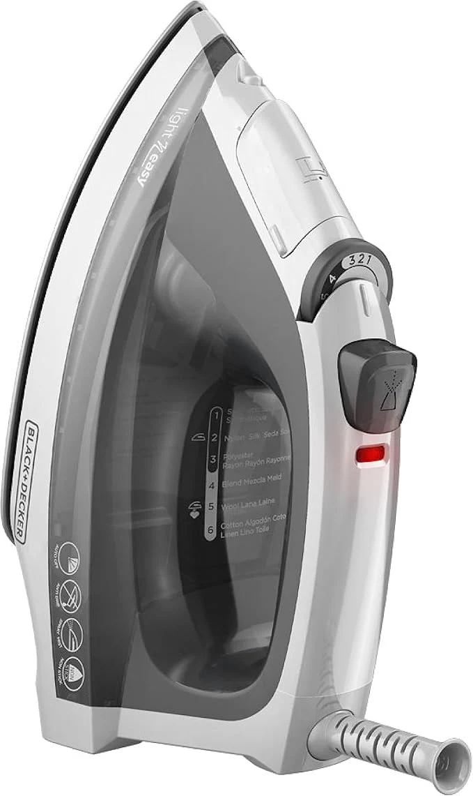Light ‘N Easy™ Compact Steam Iron; Anti-Drip; Grey