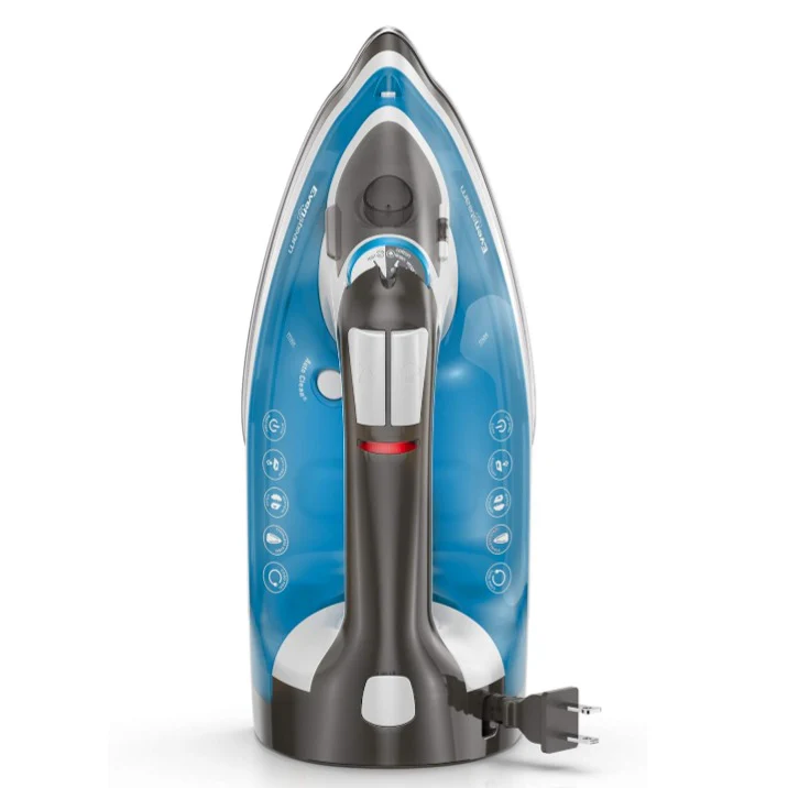 One Step Steam Cord Reel Iron; Blue
