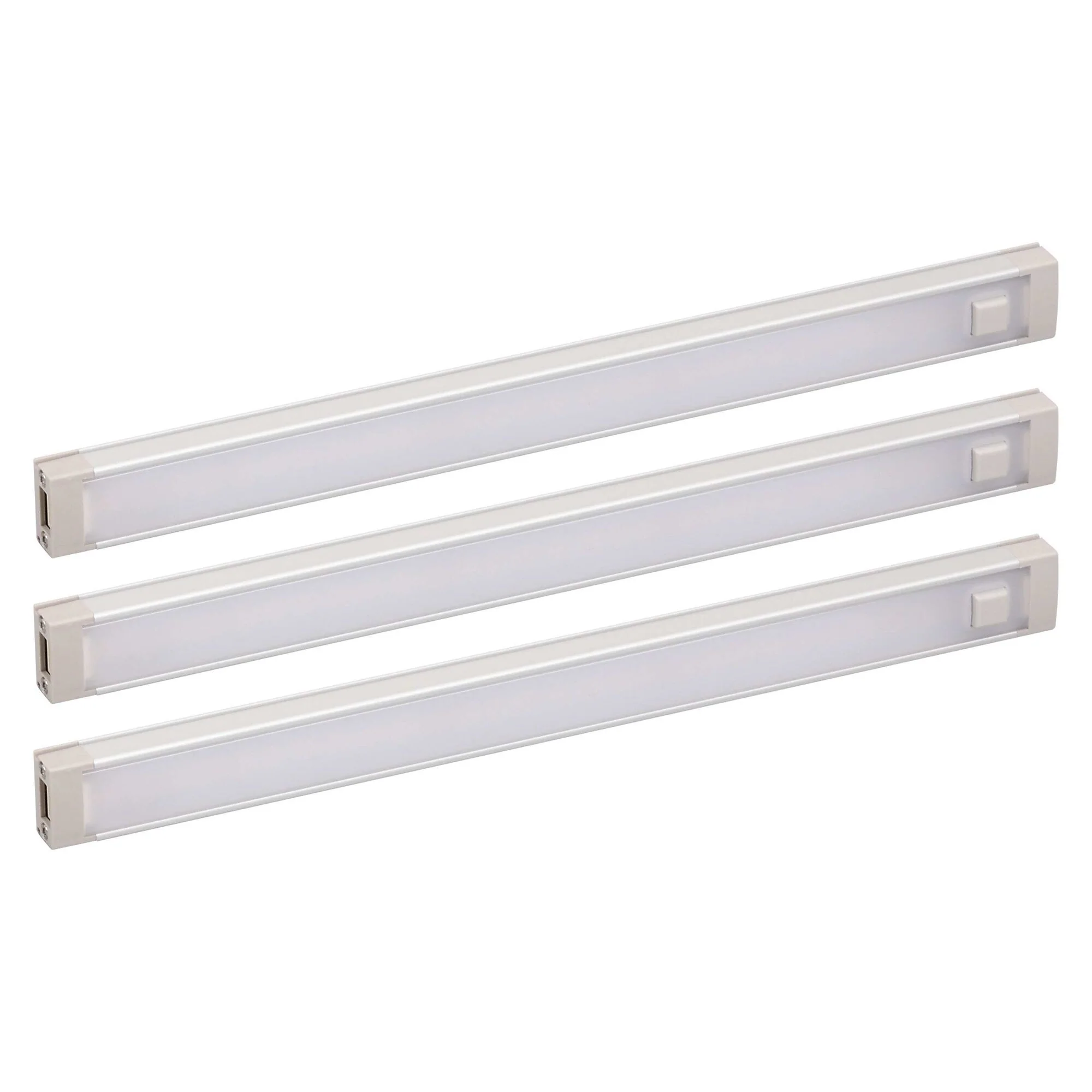 3-Bar Led Under Cabinet Lighting Kit, Cool White, 9"
