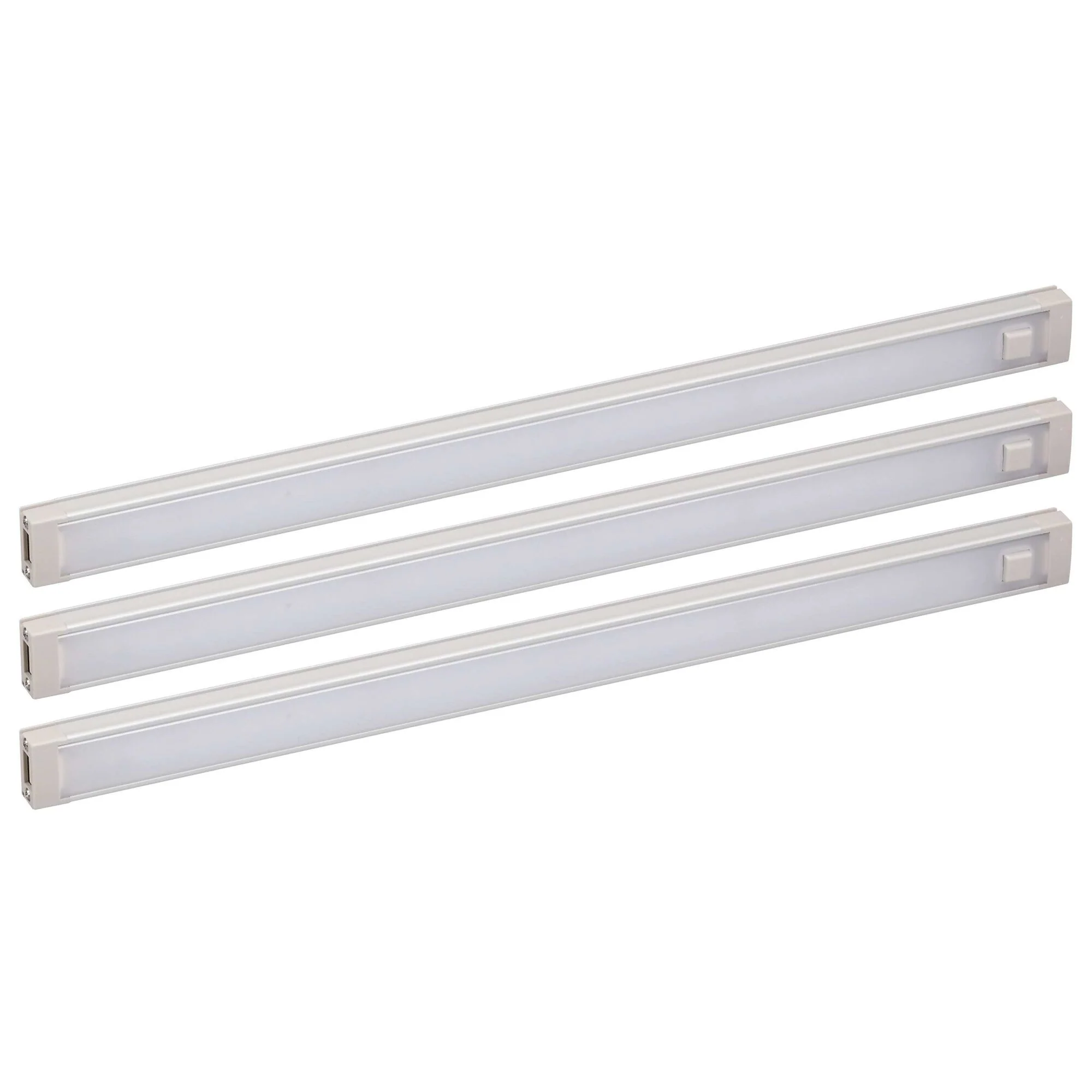 3-Bar Led Under Cabinet Lighting Kit Natural Daylight, 12"