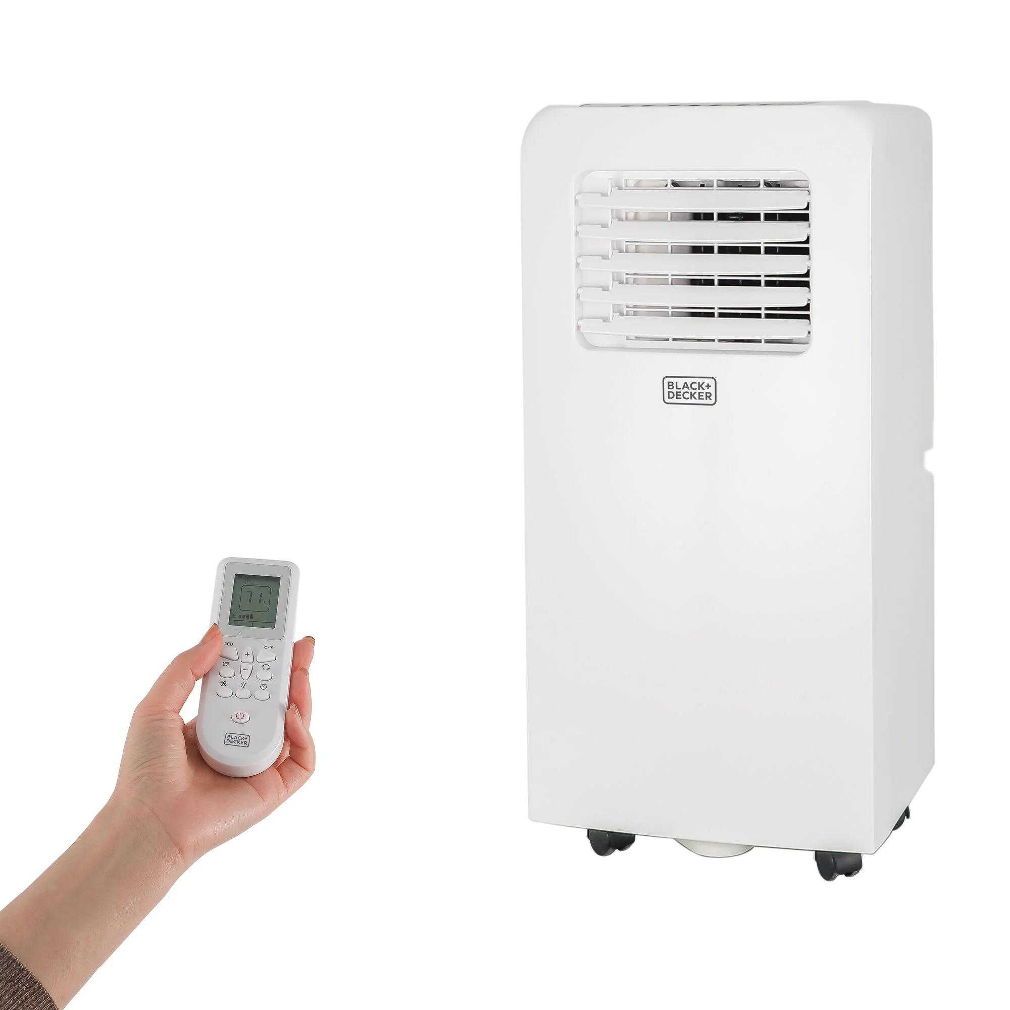6,000 BTU SACC/CEC (10,000 BTU ASHRAE) Portable Air Conditioner with Remote Control