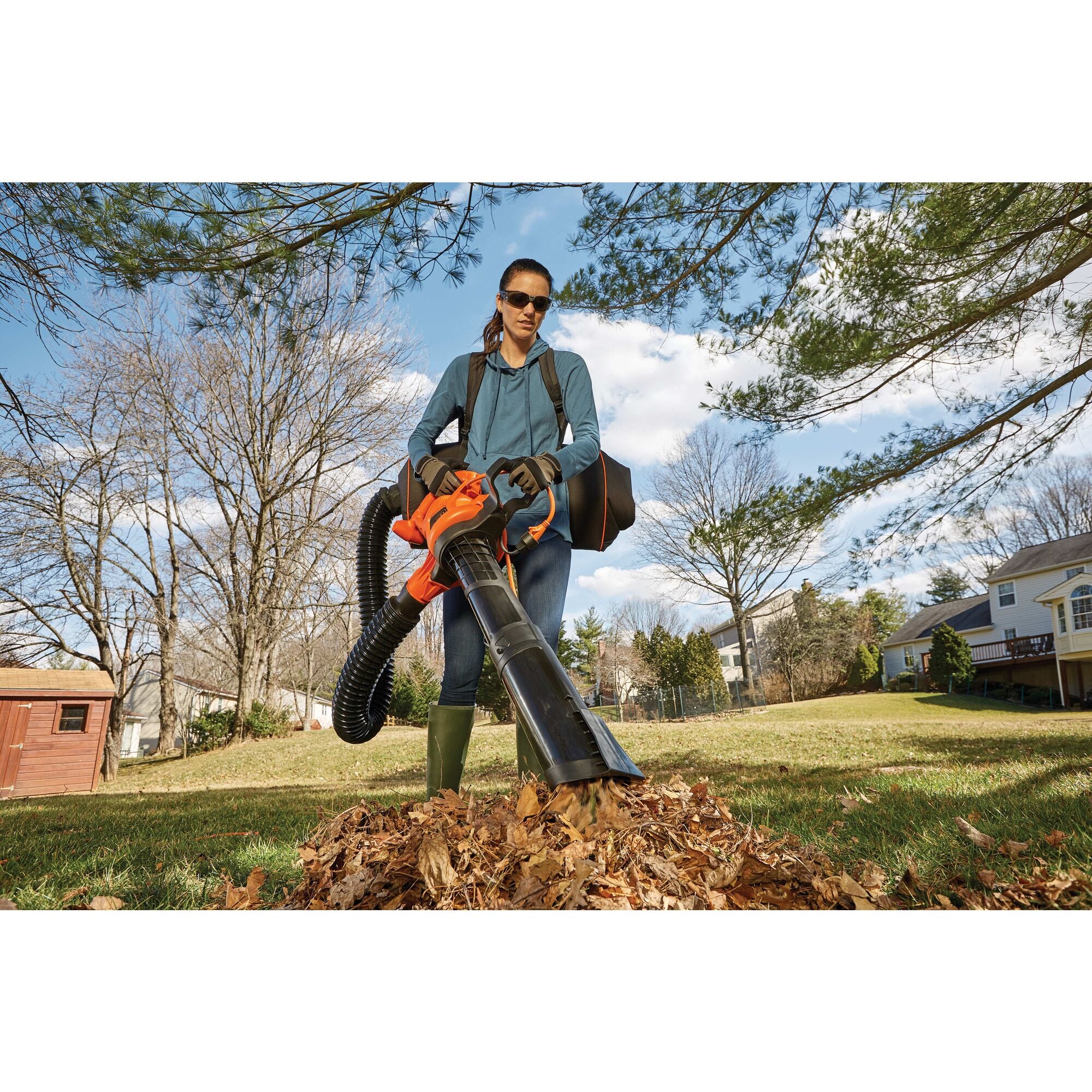 3in1 VACPACK 12 Amp Leaf Blower, Vacuum, and Mulcher