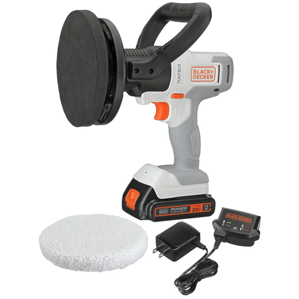 20V MAX *POWERCONNECT™ MATRIX™ Cordless Buffer Kit in White, Battery and Charger Included