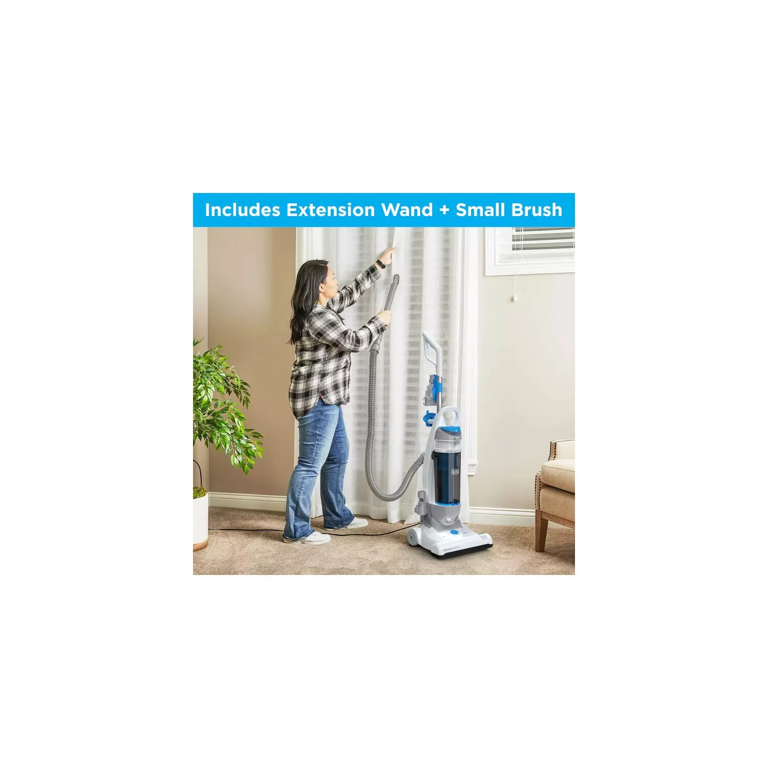 UprightSeries Multi-Surface Upright Vacuum with HEPA Filtration and Pet Brush