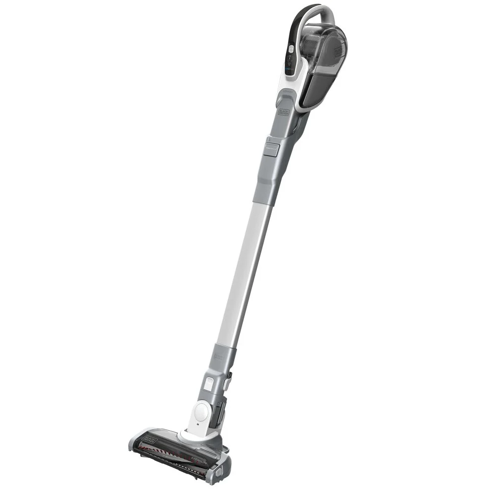 Cordless Lithium 2-IN-1 Floor Extension Stick Vacuum (Powder White)