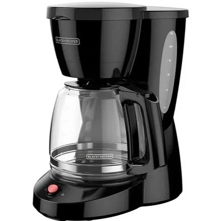 12-Cup Switch Coffee Maker, Duralife Glass Carafe, Black
