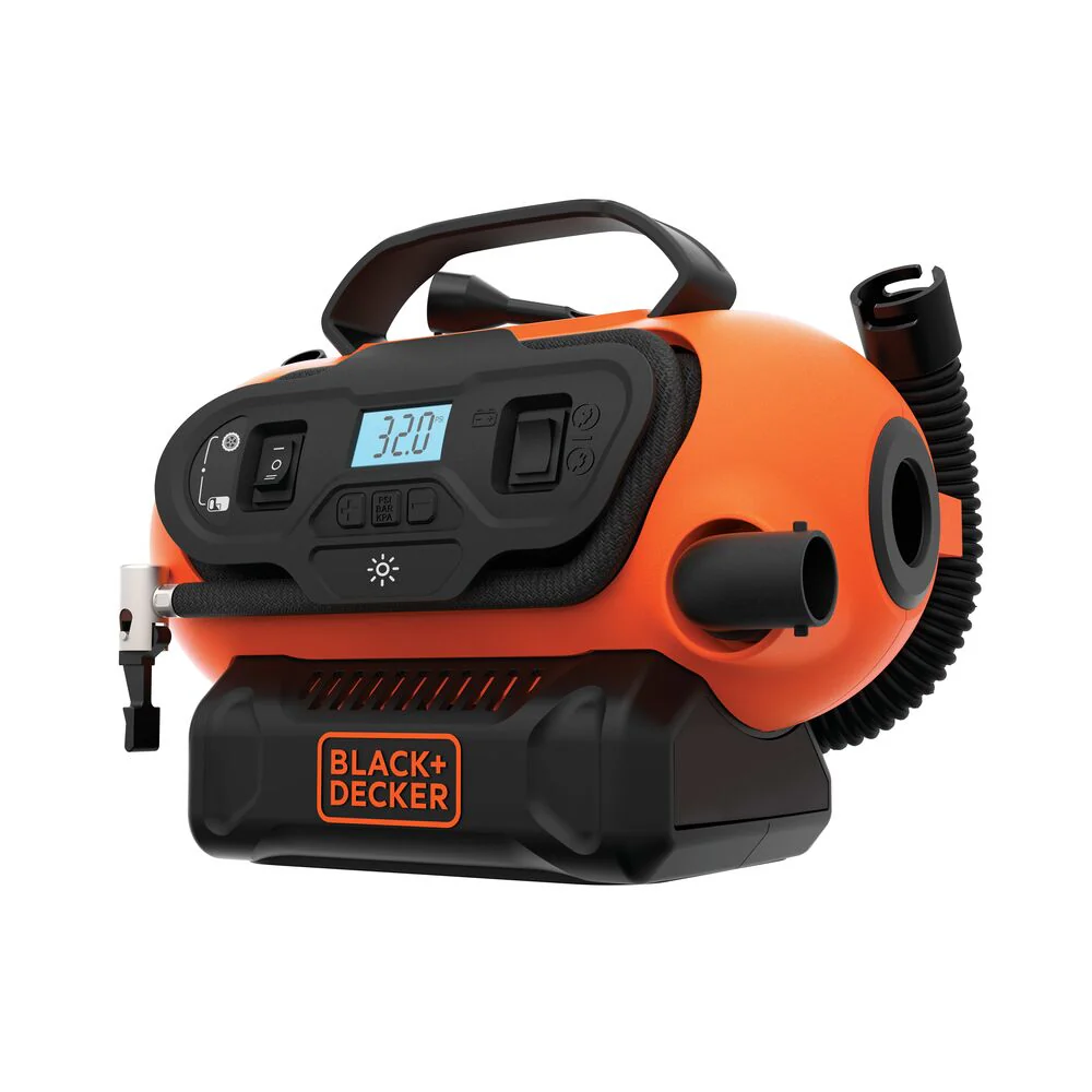 20V MAX* Cordless Tire Inflator, Cordless & Corded Power, Tool Only