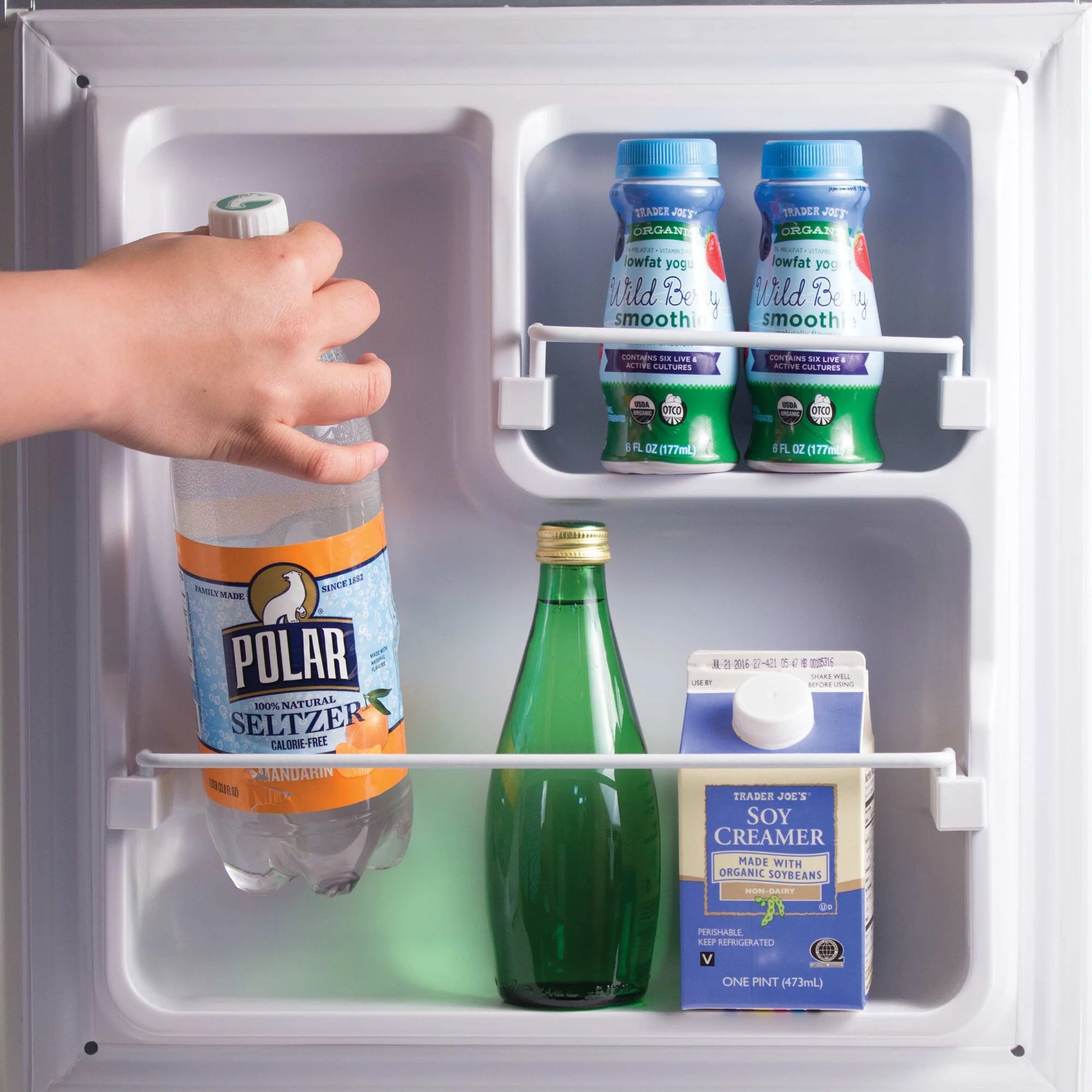 1.7 Cu. Ft. Energy Star Refrigerator with Freezer, Black