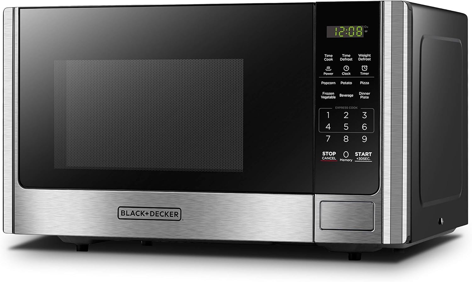0.9-cu ft 1000-Watt Countertop Microwave (Stainless Steel)