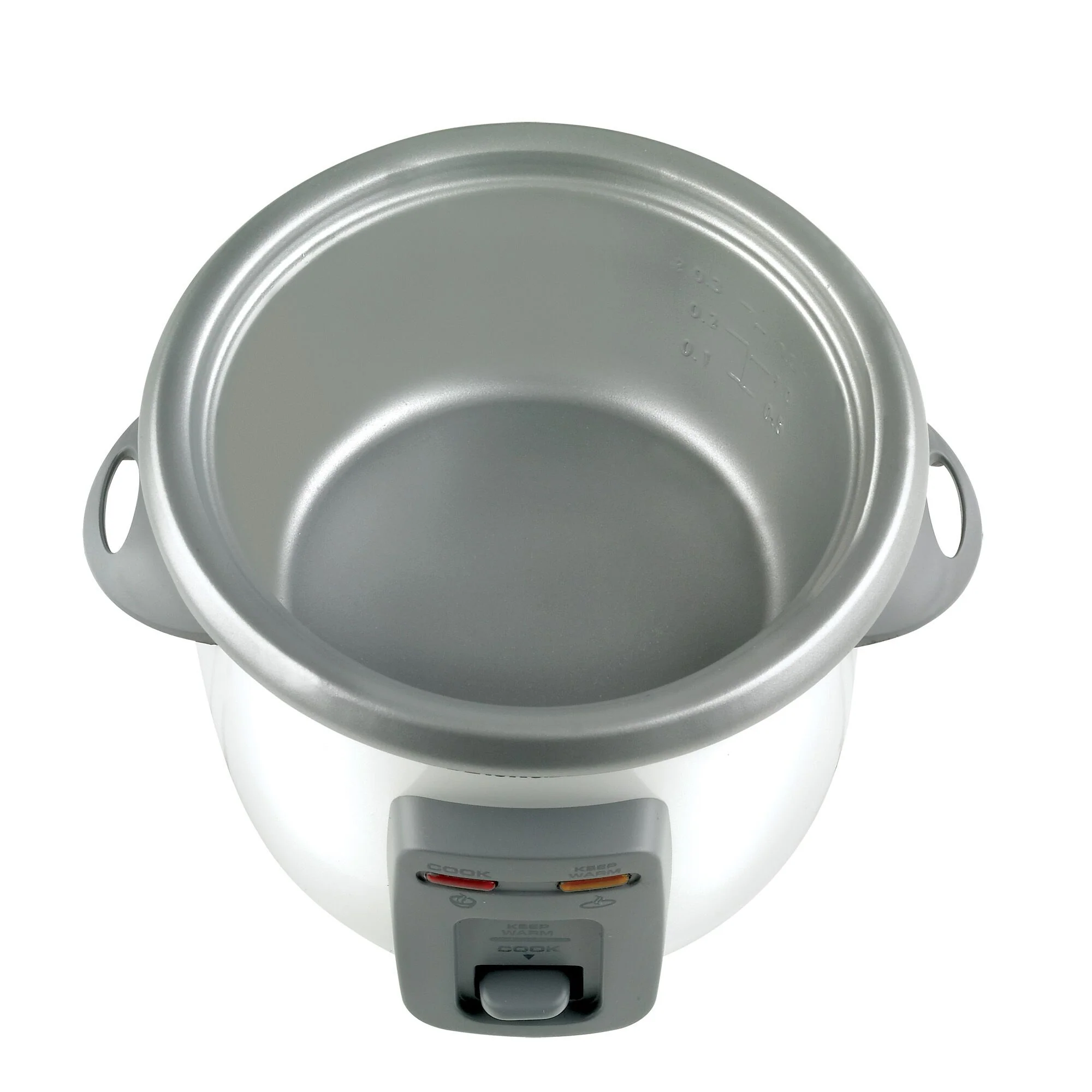 1.5-Cup Dry/3-Cup Cooked Compact Rice Cooker; White
