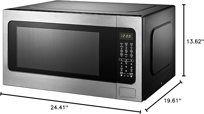 2.2 Cu. Ft. Microwave with Sensor Cooking, Stainless Steel