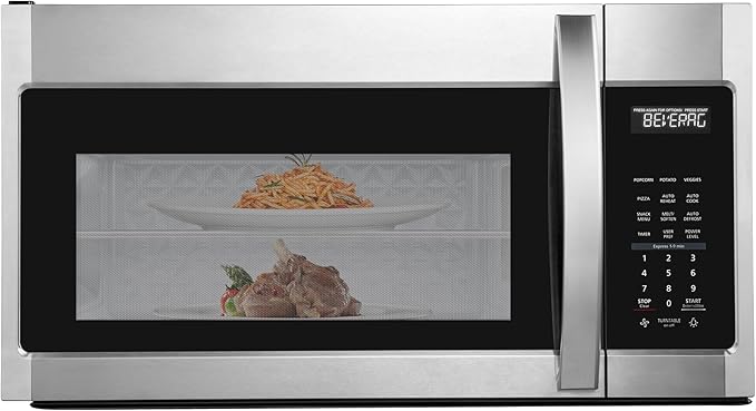 EM044KB19 Over The Range Microwave Oven with One Touch, 1000 Watts, 400 CFM and Sensor Cooking, OTR 1.9 Cu.ft