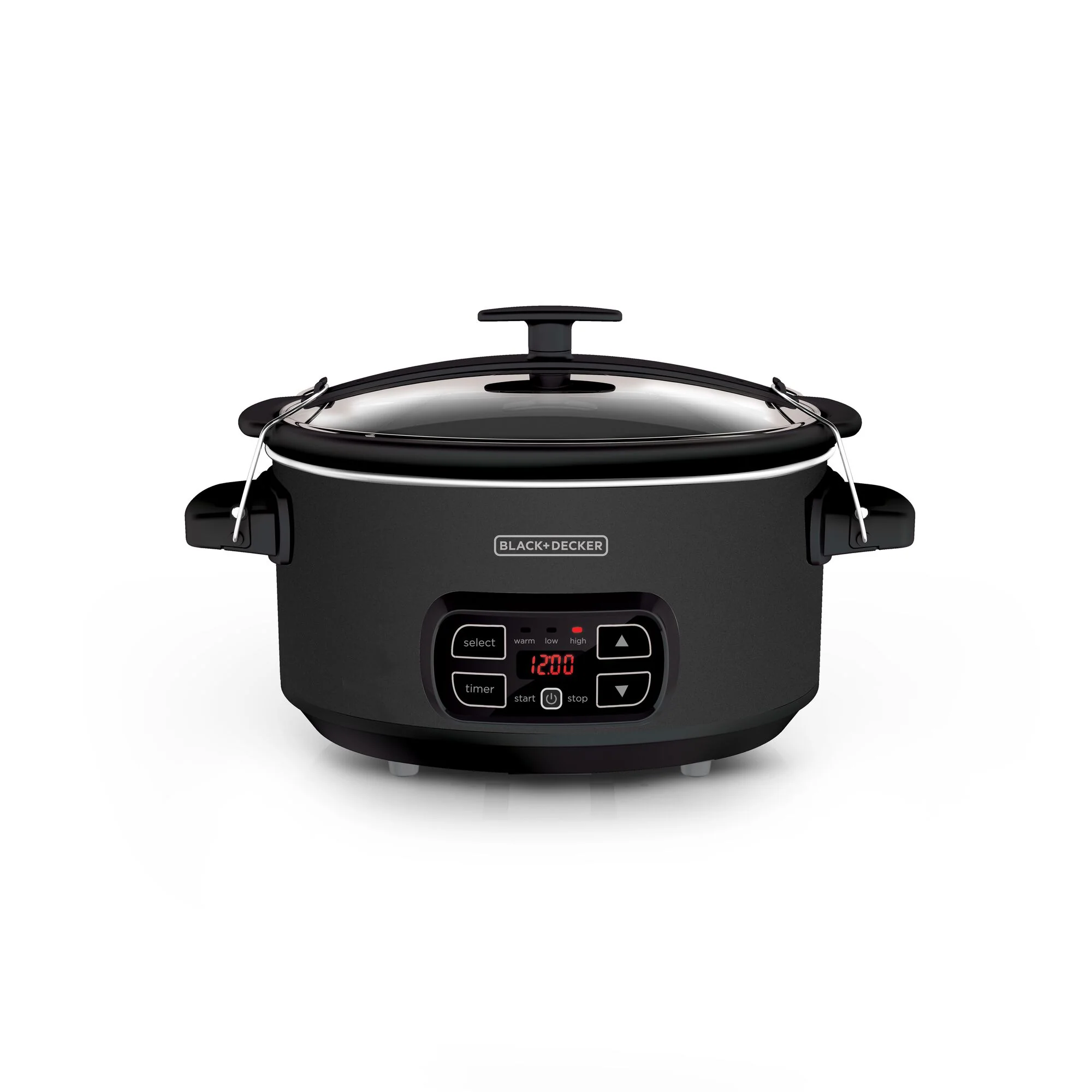 7-Quart Digital Slow Cooker with Chalkboard Surface; Slate