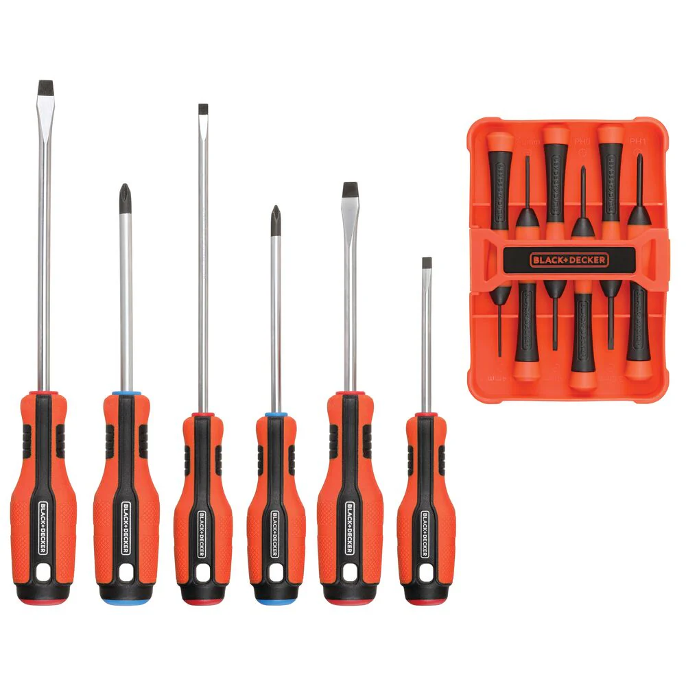 Magnetic, Color-Coded Screwdriver Set, 12-Piece